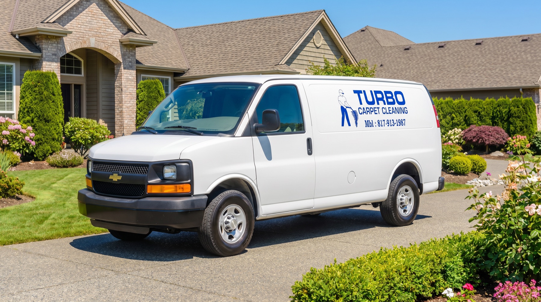 Turbo Carpet Cleaning service van